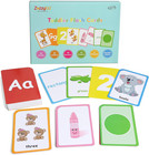 Flash Cards For Toddlers Learning  54 Double Sides Flashcards For Alphabets  Num