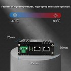 Industrial Gigabit 30w Poe  Injector  12v   48v Dc To 48v Boost Converter Din-rail