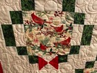 Handmade Christmas Wreath Quilt