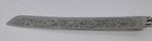 William Adams Sheffield Stainless Decorative Cake Knife With Silver Plate Handle