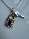  rare  Bomb Party Lock   Key Rbp4881 Glam Box Set Black On Gold   Silver