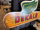 Vintage Original Dekalb Seed Corn Sign Farm Feed Tractor John Deere Case Ih 