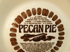 Vintage Royal China 11  Deep Dish Baking Pecan Pie Plate W  Recipe R90j