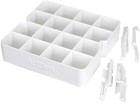 Artbin 6814ag Super Satchel Double Deep Accessory Tray  White  1 Tray