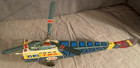 Neat Vintage  12 1 2   Twa  Tin  Friction  Toy  Helicopter  Made In Japan