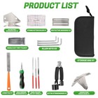 Usa Guitar Repair   Maintenance Tool Kit  Full Set With Care Tools   Pliers