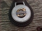 Unique Volvo Grain Leather Key Fob Vintage Nos Custom-made Top-quality