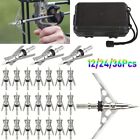 100 Grain 2  Archery Hunting Broadheads Dia Expandable Arrowheads 2 Blade W box