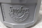 Justrite 26800 4 Gal Capacity Pewter Free-standing Cigarette Receptacle