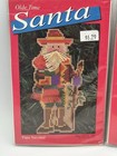 Olde Time Santa Needlepoint Ornament Trio Kits