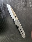 Spyderco C240cfp Smock Carbon Fiber Handle W s30v Steel Blade Folding Knife