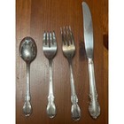 1847 Rogers Bros Reflection Silverplate Flatware 4pc Place Setting Vintage Is