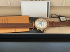 Akribos Xxiv Ak630 Men s Chronograph Watch Rose Gold Leather Strap New In Box