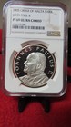2005 Silver Order Of Malta Pope John Paul Ii Ngc Pr Pf 69 Ultra Cameo