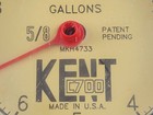 Vintage Industrial Kent Water Meter Head Gallons Gauge C700 Mkh4733 4 