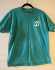 Fruit Of The Loom Best Lg Green Bowling Pin Graphic T Shirt Monogram D Vtg 90s