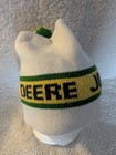 Vintage John Deere Snowmobile Winter Beenie  Hat   Cap 