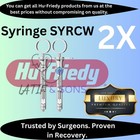 Lot Of 2x Hu-friedy Cw Style Dental Anesthetic Aspirating 1 8ml Syringe Syrcw