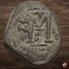 Nice      Heraclius Follis  610-641  Nicomedia  sear 834  Byzantine Coin  i1476