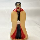Rare Vintage Topstone Vlnyl Coin Bank 7  Tall Dracula Glows In The Dark