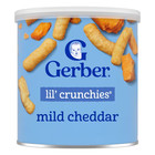  2 Pack  Gerber Stage 3 Baby Snacks  Lil  Crunchies Puffs  Mild Cheddar  1 48 Oz