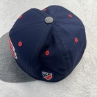 New England Revolution Mls Soccer Adidas Hat Cap Blue Gray Flag Snap Back
