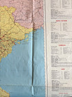 Vietnam laos   Cambodia Rand Mcnally Official Map Large Full Color 36 X 54 1 2