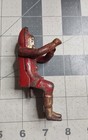 Hubley Cast Iron Moving Arms Santa Claus Driver For Sleigh