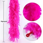 Tharaht Hot Pink Chandelle Turkey Feather Boa 2yard 38g 2yard-38g  