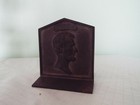 Antique Solid Bronze Abraham Lincoln Bookends 5    Tall Unmarked Pair