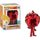 Funko Pop Animation Dragon Ball Z Super Saiyan Vegeta Red Chrome 154 Sdcc Nib