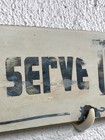 Vintage Black Panther Party Food Program Chow Hall 24 Inch Wooden Shelf Sign