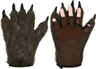Halloween Hairy Hands Furry Animal Claws Paw Gloves For Women Men