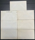 Lot Of 7 Mixed Cachet First Day Covers Sent To Canada 1940 s
