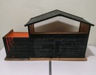 Vintage Wooden Dollhouse With Furniture Painted 
