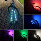 Mtb Bike Bicycle Fork Strip Light Led Waterproof Wheel Frame Lamp Safety Decor