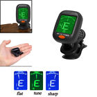 Lcd Clip On Chromatic Acoustic Electric Guitar Bass Ukulele Banjo Violin Tuner