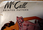 Vintage Year 1946 Mccall 6792 Junior Dress Sewing Pattern Uncut Size 13 Bust 31