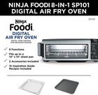 Refurbished Ninja Sp101 Foodi 8-in-1 Digital Air Fryer  Large Toaster Oven-red