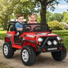 12v 2 Seats Kids Ride On Car Jeep Electric Truck Off-road Vehicle Remote Control
