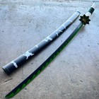40  Demon Slayer Sanemi s Green Sword Anime Series Real Samurai Tactical Katana
