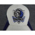 Reebok Dallas Mavericks Flexfit Baseball Cap White Blue Nba Basketball Osfm