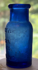 Vintage Bromo Seltzer Cobalt Blue Bottle Emerson Drug Co 2 5  Baltimore