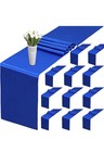 Royal Blue Satin Table Runners     10 Pack  12 x108      Wedding  Banquet