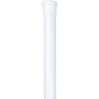 42  - 72  Tension Shower Rod In White
