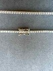 Accepting Best Offer s Round Natural Diamond Tennis Necklace 14k White Gold