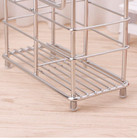 Stainless Steel Bathroom Toothbrush Holder Organizer Toothpaste Storage Rack