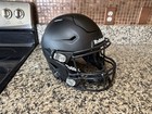 Riddell Speedflex Football Helmet Matte Flat Black Out Facemask Adult Medium