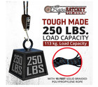 Rope Ratchet 3 8  Block And Tackle Pulley System  Adjustable Hoist For Liftin   