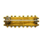  4028  Micromosaic Late 19th C   Set In Brass Mount  Rome  Micro Mosaic 